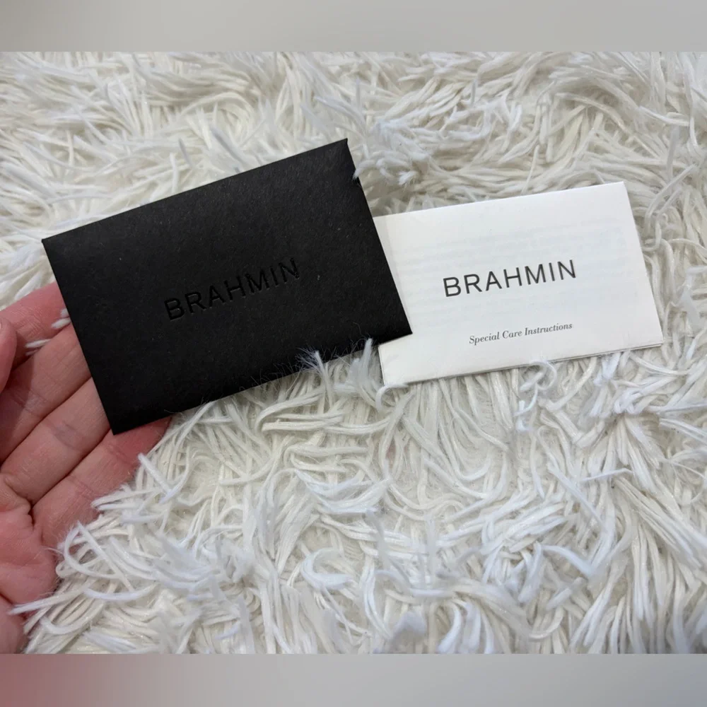 Brahmin Thea Halo Amado Crocodile & Snakeskin Embossed Leather - NWOT